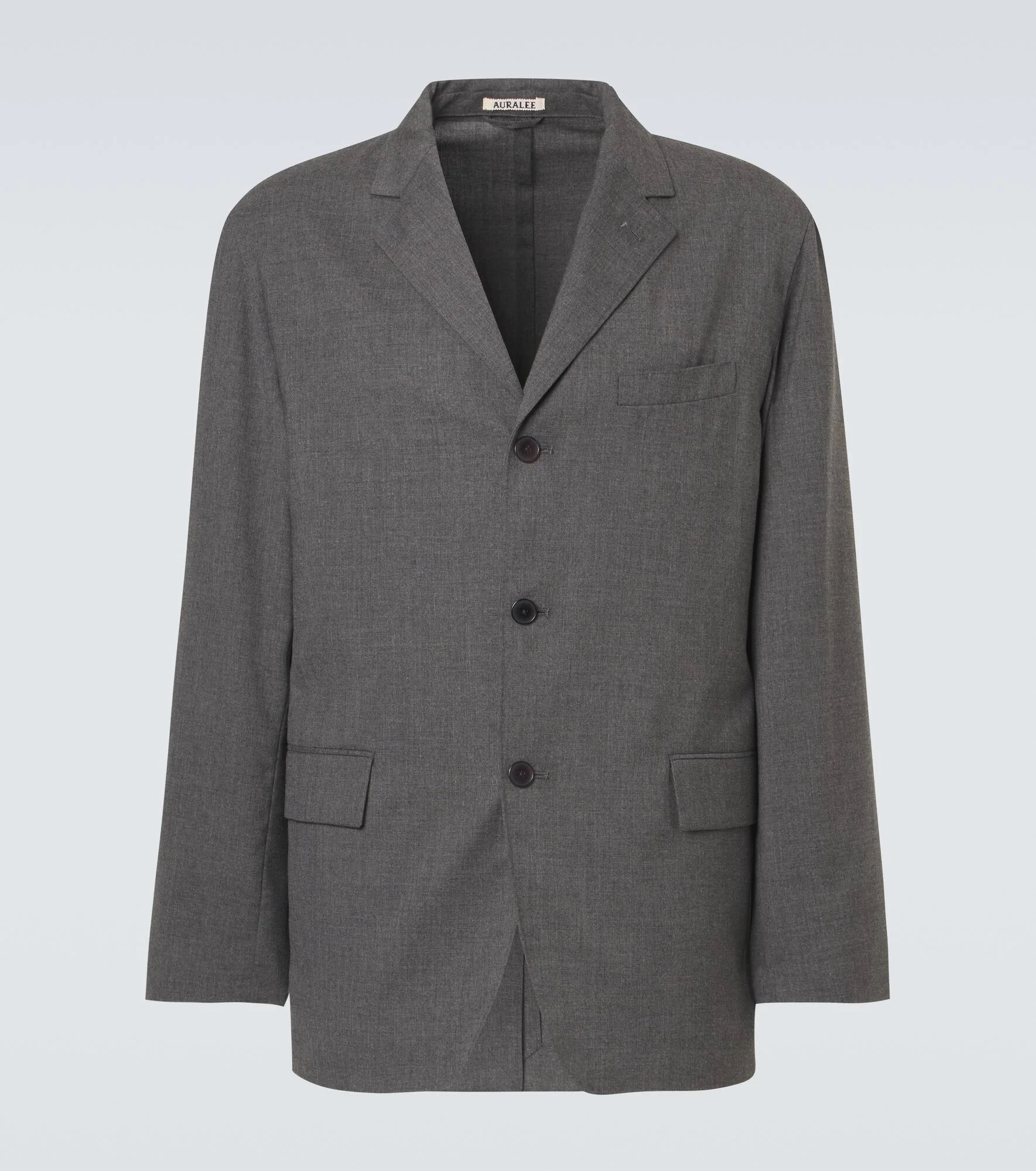 Cashmere poplin blazer - 1