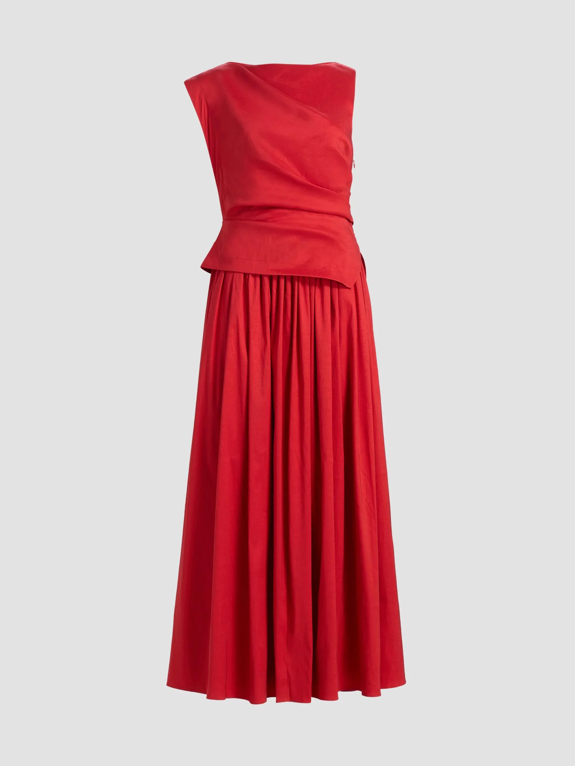 Women's Femme Fatale Robakker A-Line Maxi Dress - Spicy Red - 1