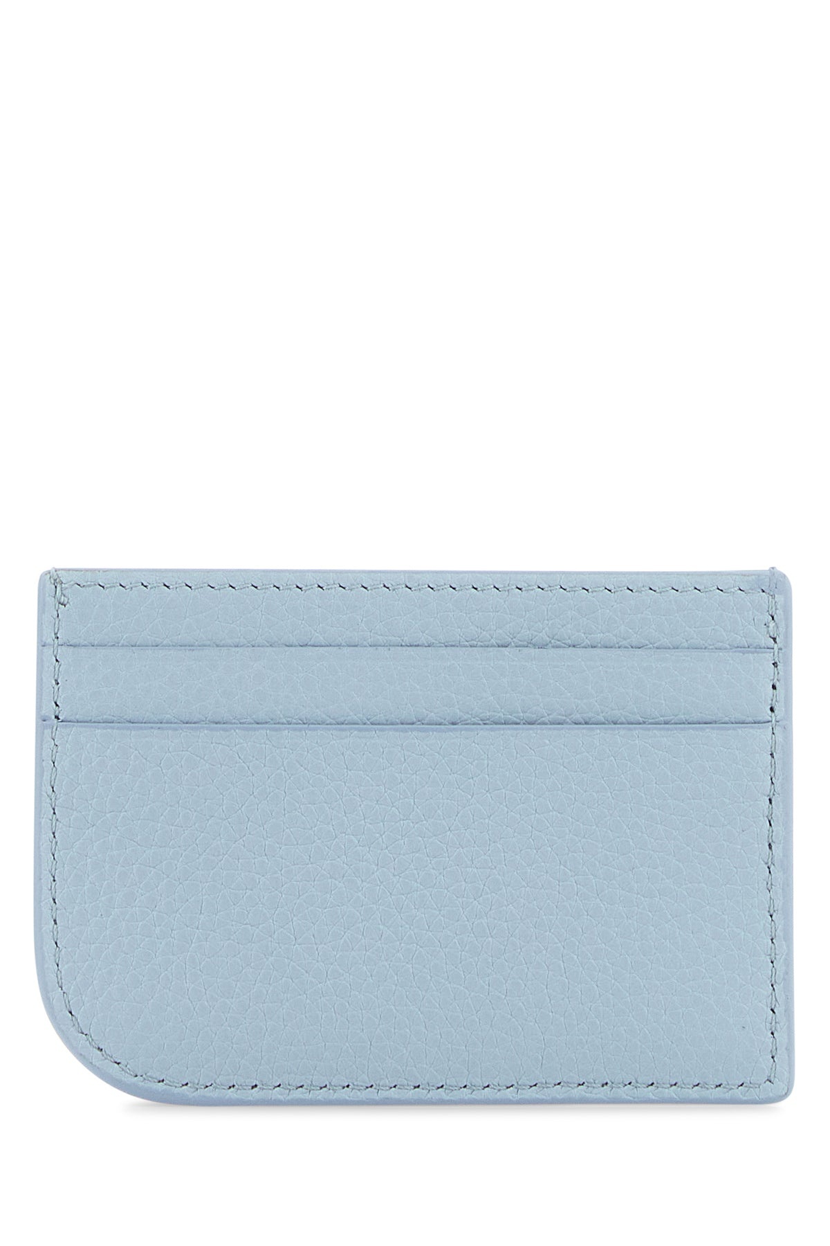 Light blue leather card holder - 3
