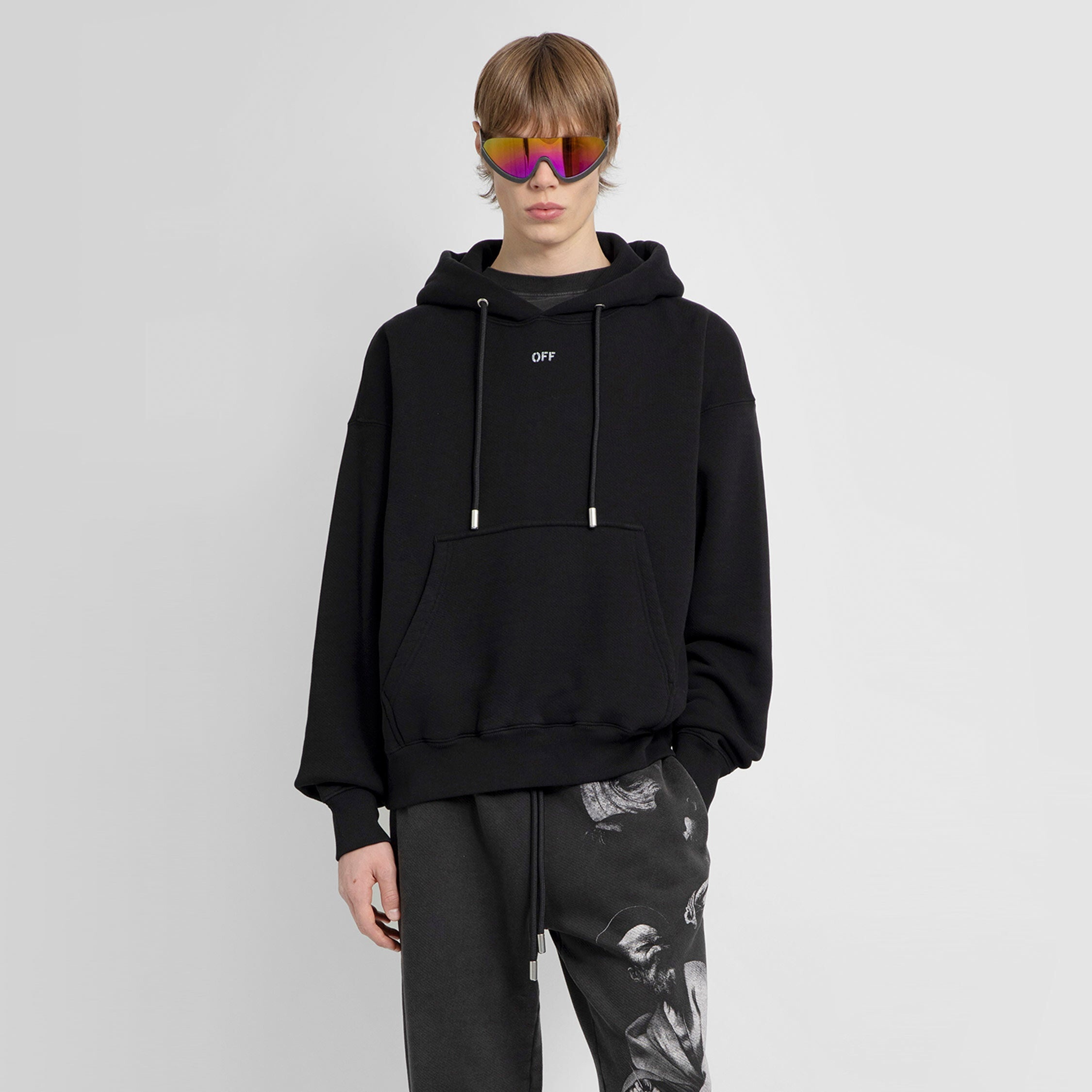 OFF-WHITE MAN BLACK SWEATSHIRTS - 5
