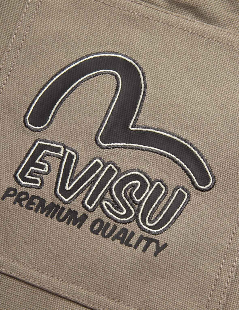 SEAGULL AND KAMON PRINT STRAIGHT FIT CHINO PANTS 7