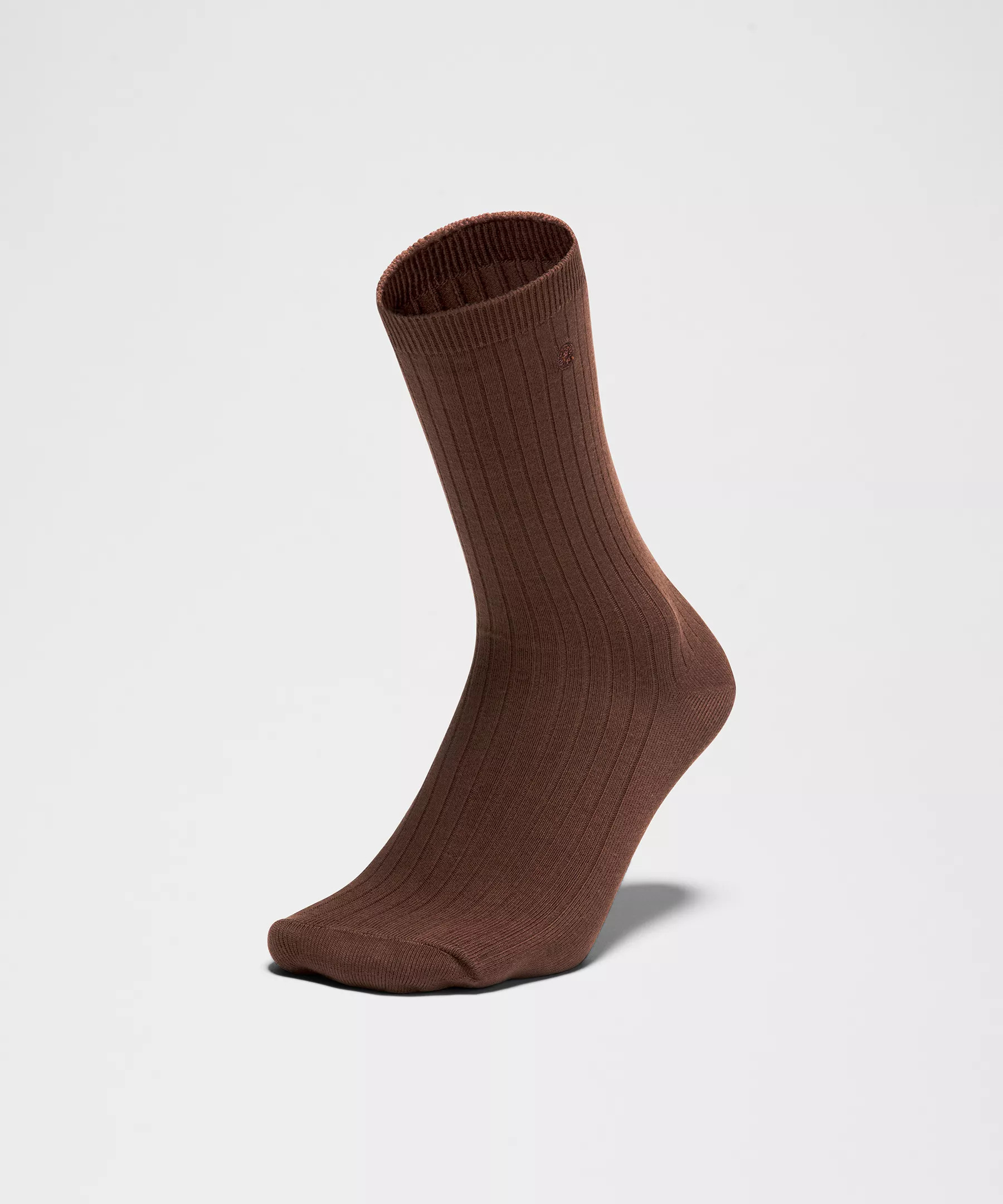 Unisex Ribbed Cotton-Blend Crew Socks - 3