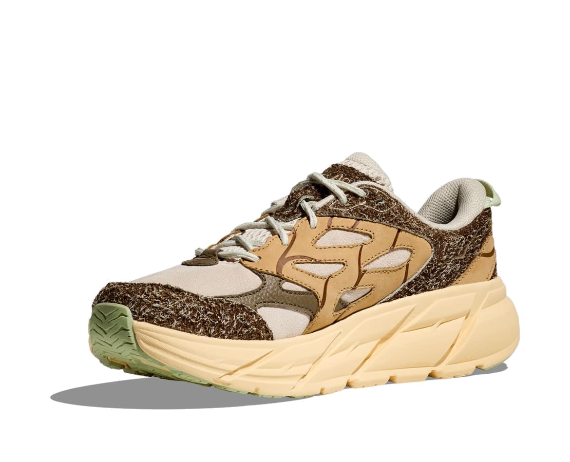 HOKA ONE ONE Clifton L Suede 'Oat Milk Pollen' 1150910-OLL - 2