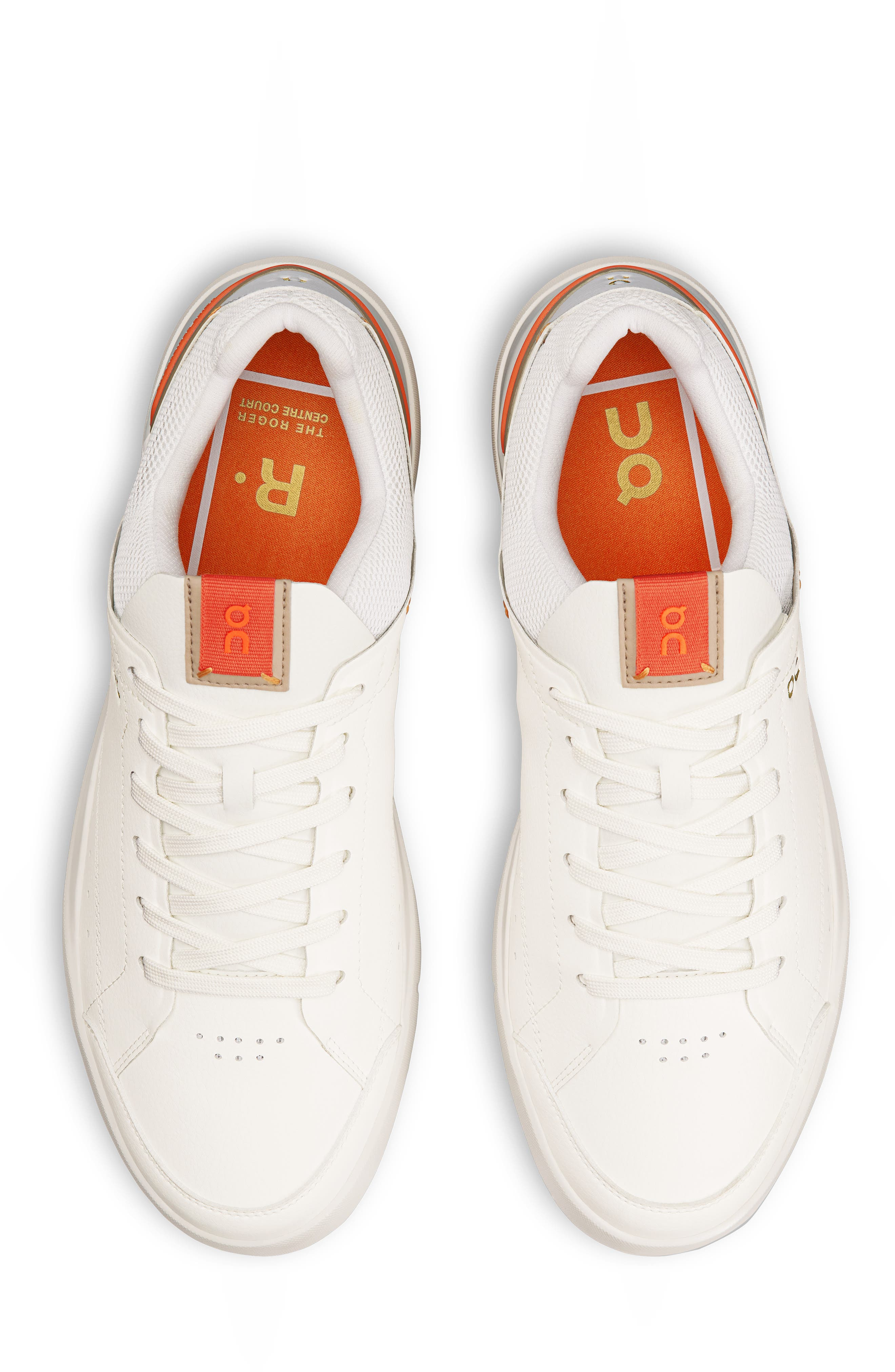 On THE ROGER Centre Court Tennis Sneaker in White/Flame at Nordstrom - 3