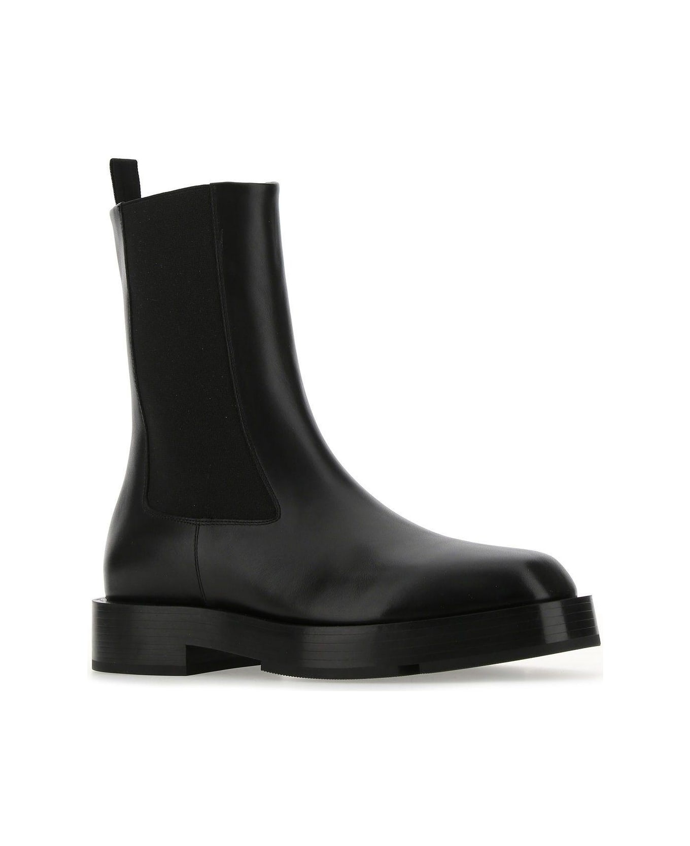 Black Leather Boots - 2
