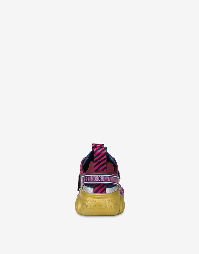 Moschino TEDDY SPIN SNEAKERS WITH A FUNCTIONING SPINNER outlook