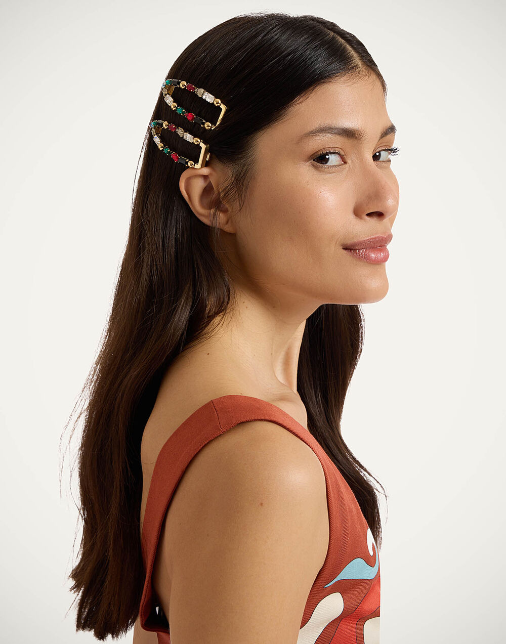 Crystals Hair Clip - 3