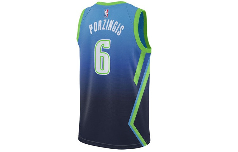 Nike Nike NBA Basketball Sports Jersey SW Fan Edition Dallas Mavericks 6 Blue AV4632-464 outlook