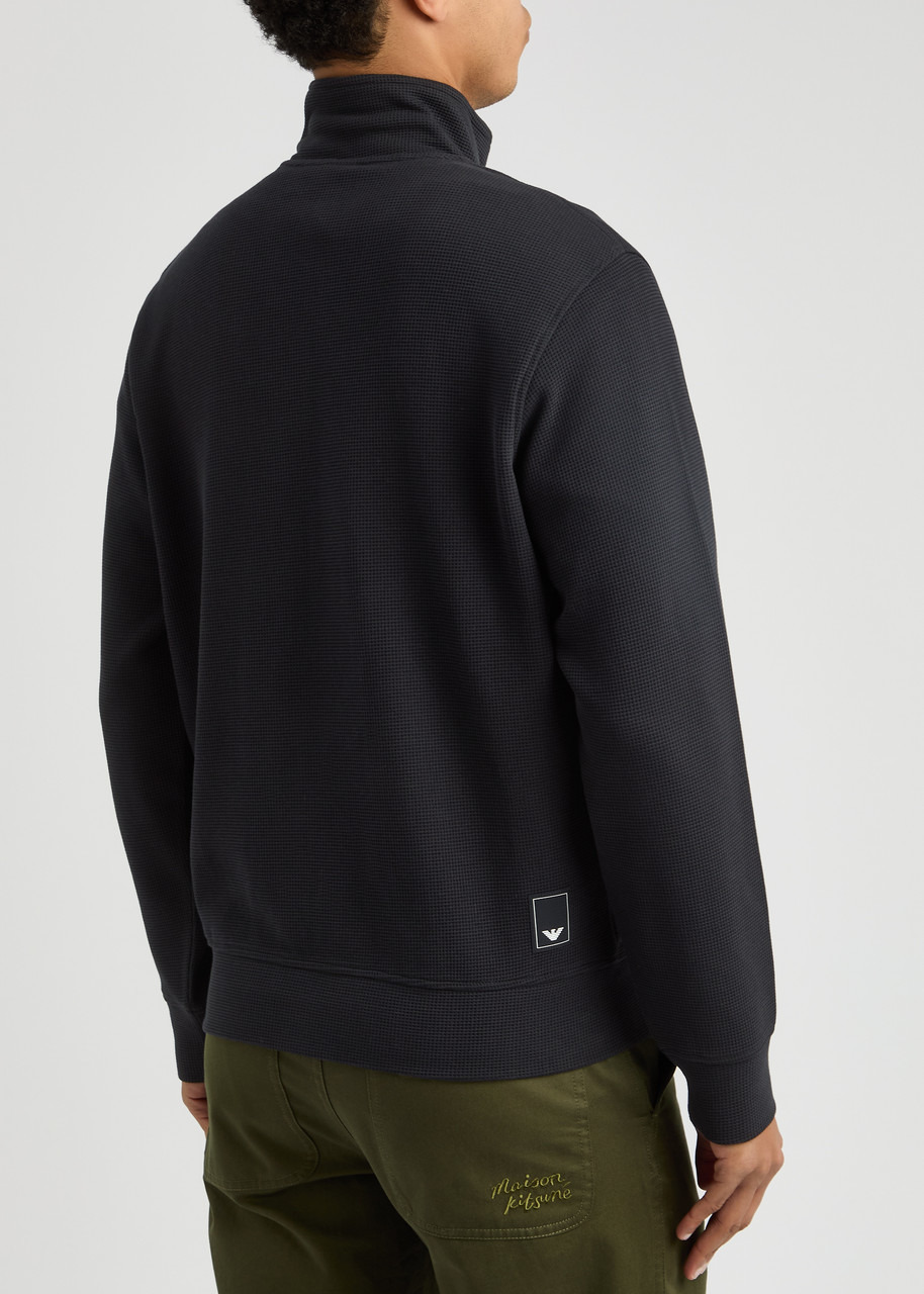 Emporio Armani Waffle-knit Jersey Jacket - 3