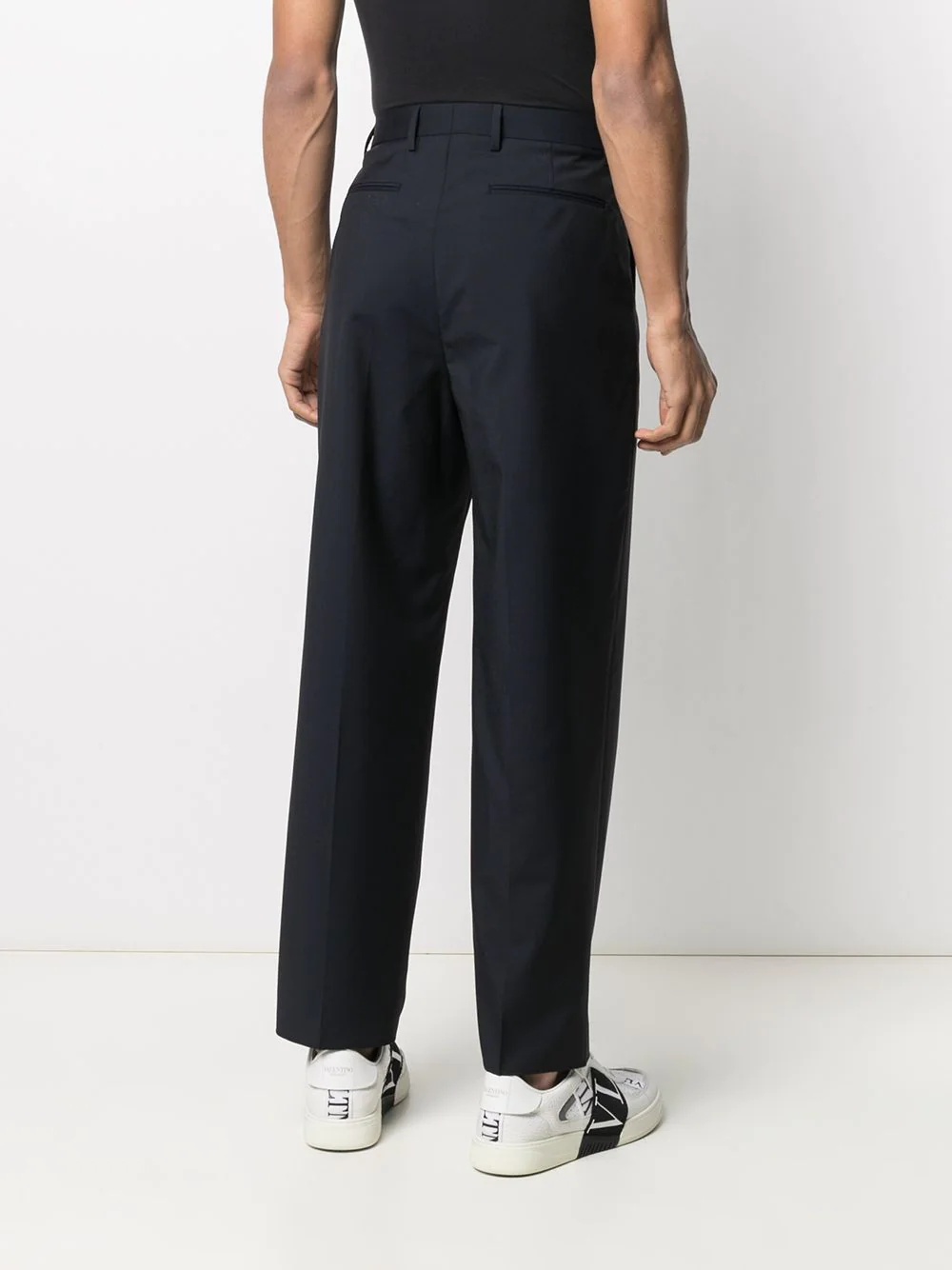 straight-leg tailored trousers - 4