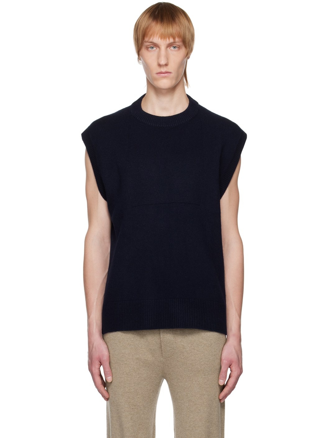 Navy Dennis Vest - 1