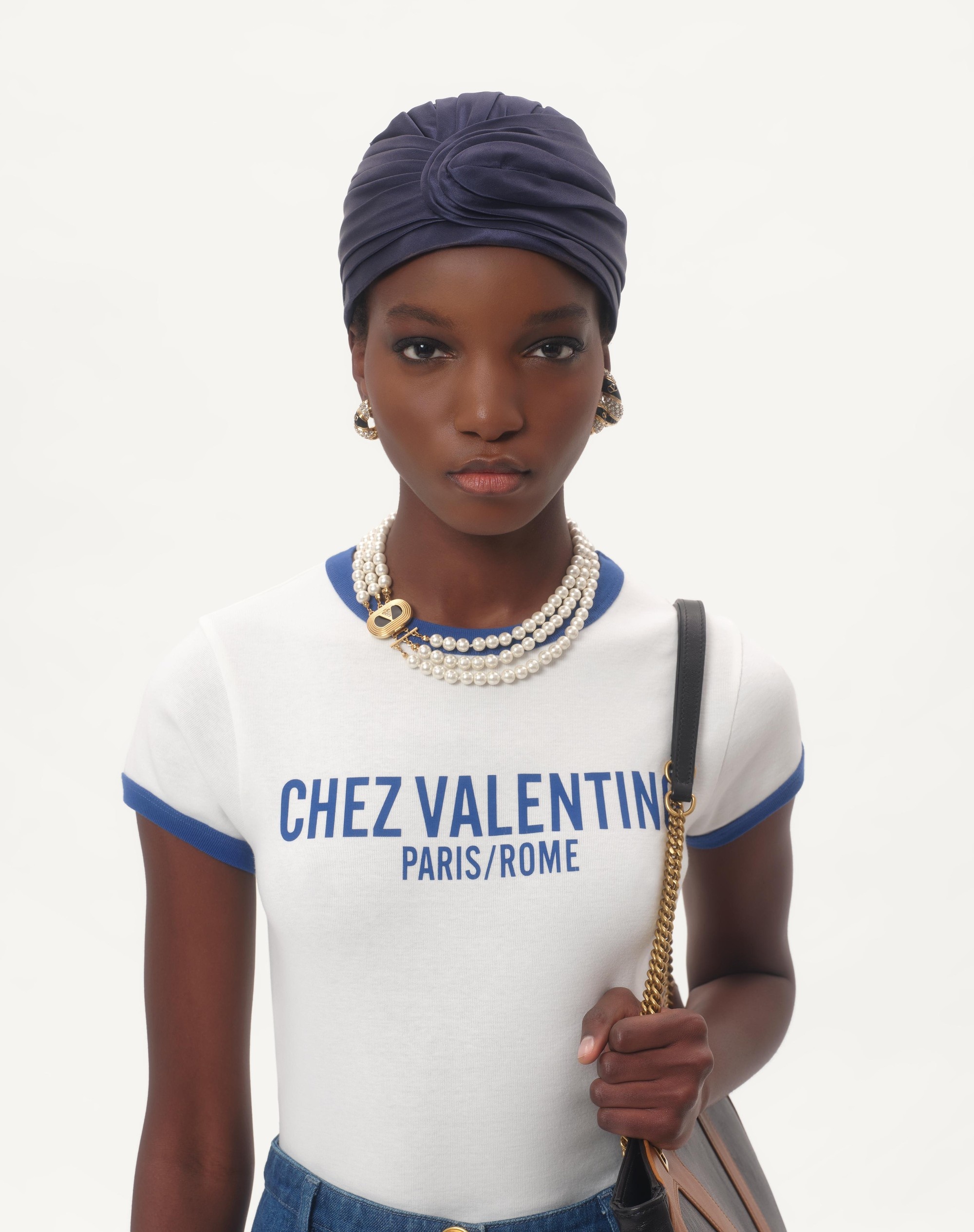 Valentino JERSEY COTTON T-SHIRT | REVERSIBLE