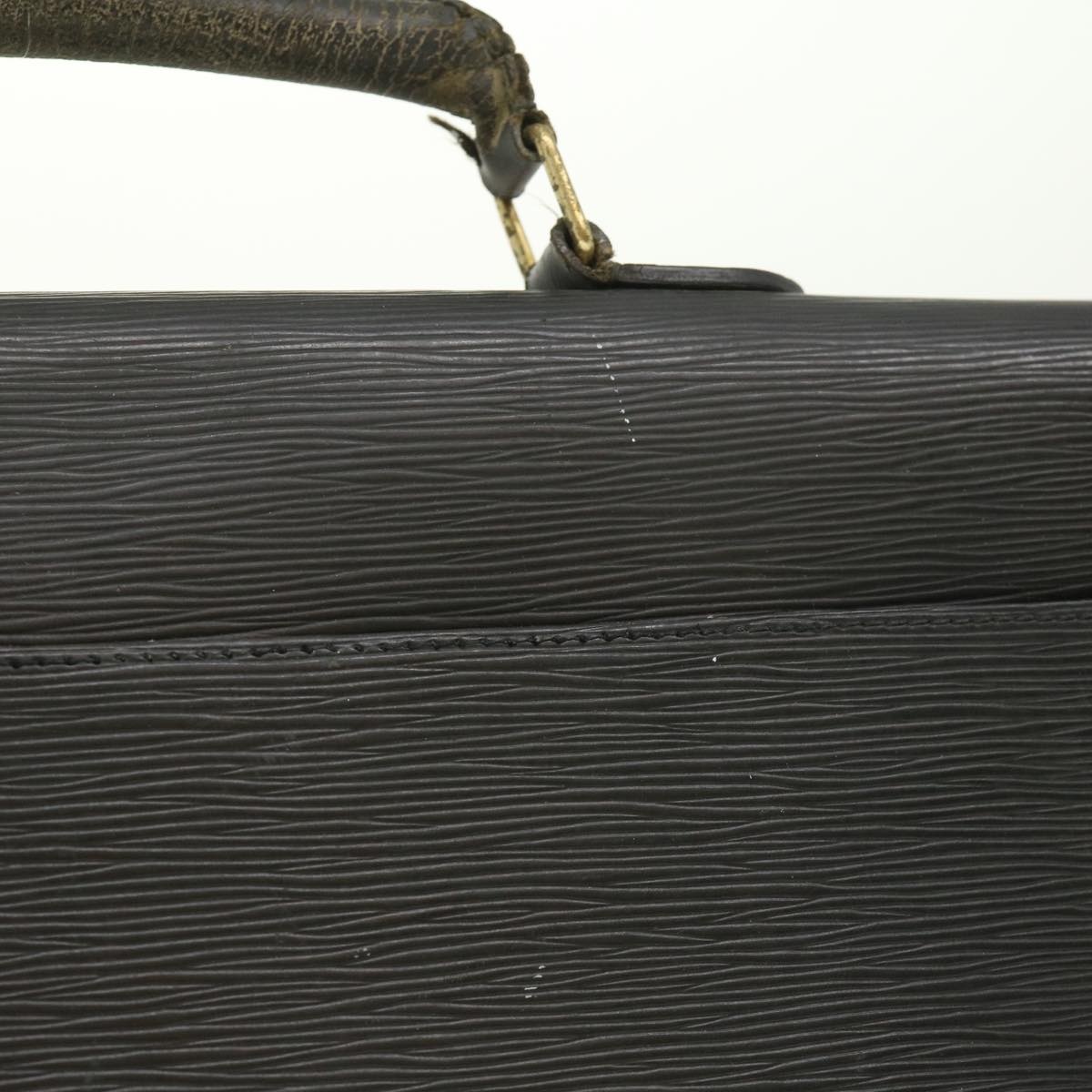 LOUIS VUITTON Epi Serviette Ambassador Business Bag Black M54412 - 3