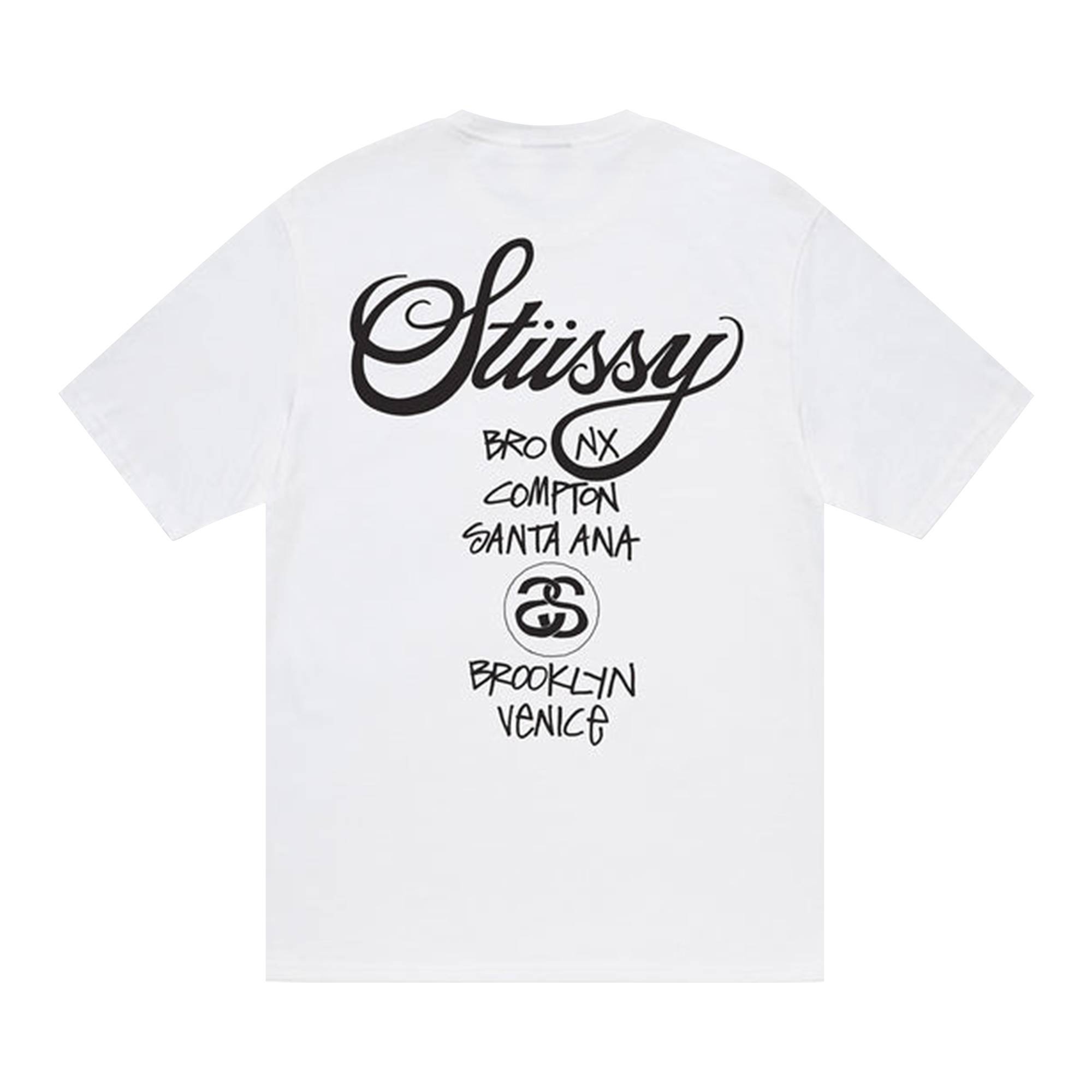 Stussy World Tour Tee 'White' - 2
