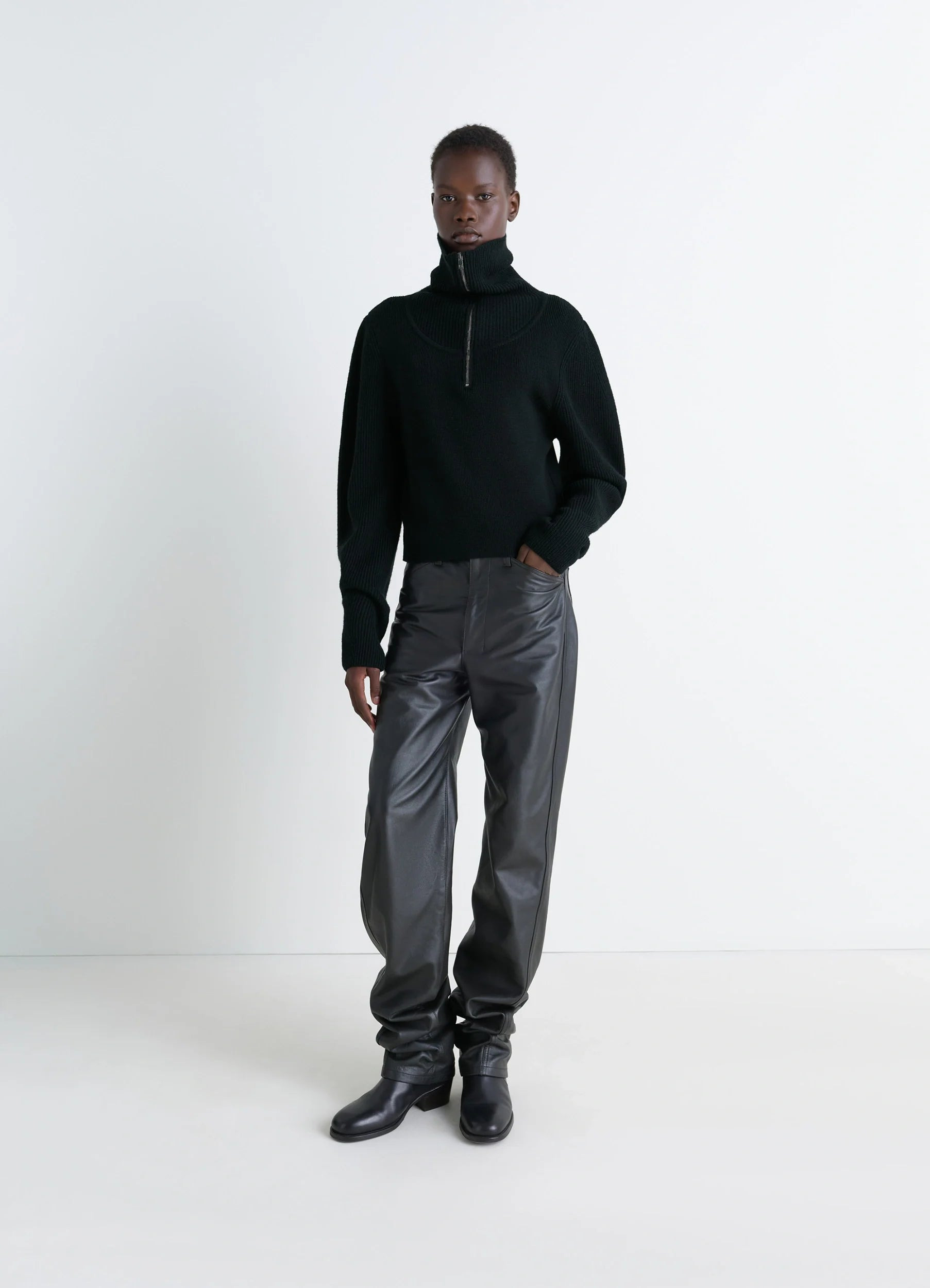 ZIPPED SWEATER - 3