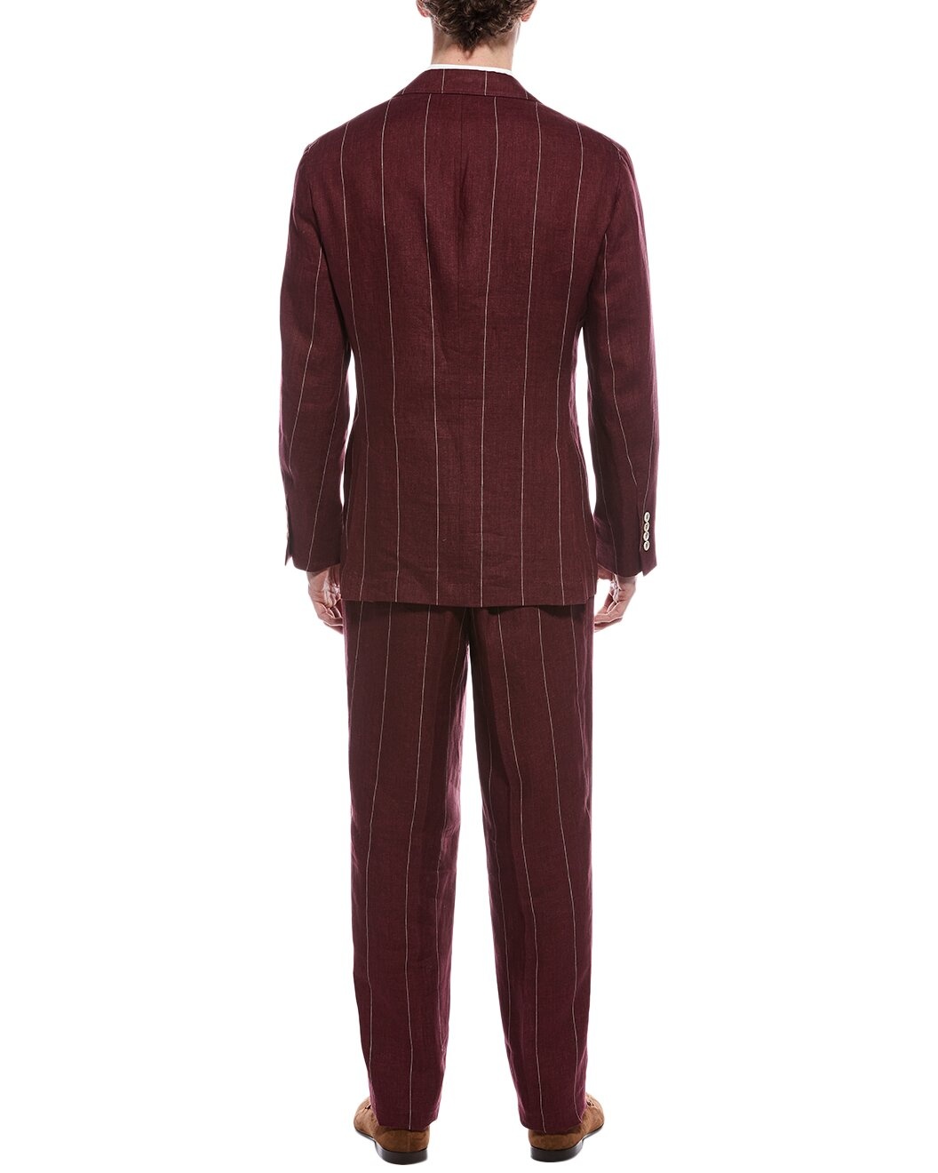 Brunello Cucinelli Linen Suit with Pleated Pant - 2