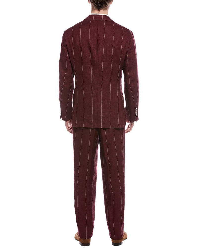 Brunello Cucinelli Brunello Cucinelli Linen Suit with Pleated Pant outlook