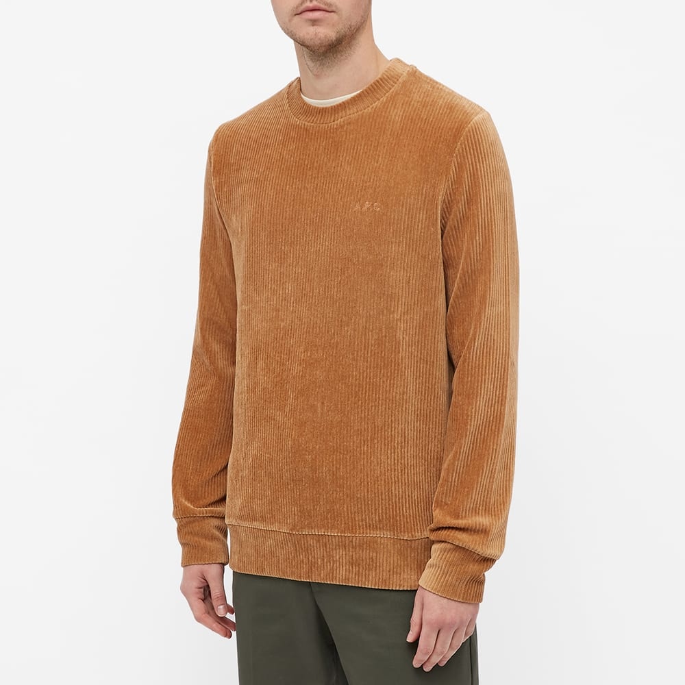 A.P.C. Remy Corduroy Crew Sweat - 4