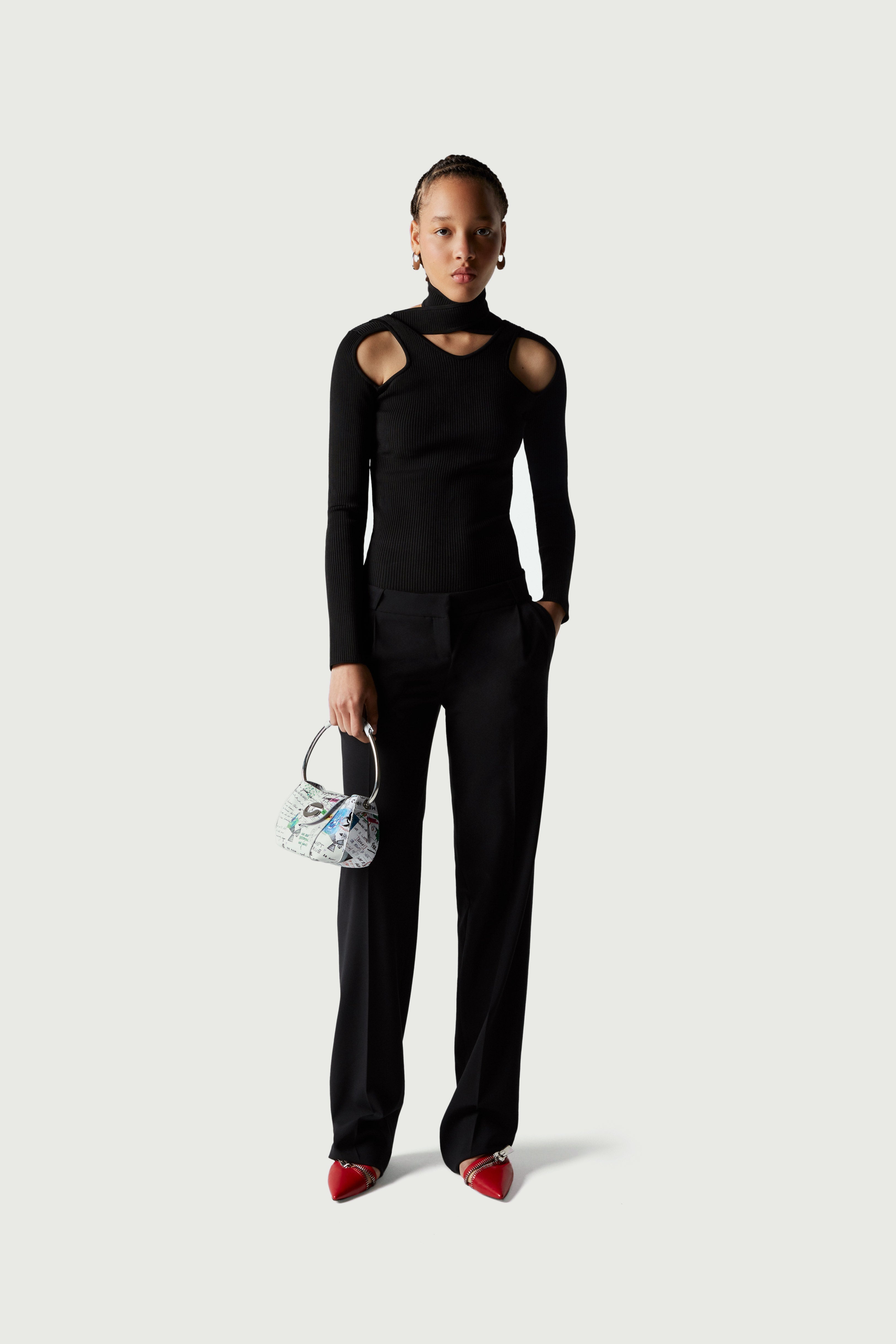 Cut-out knit jumper - 2