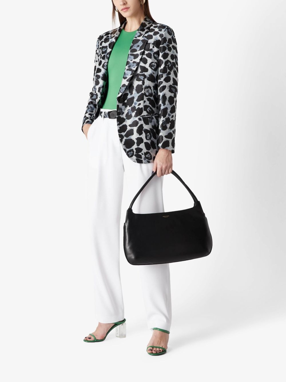 tailored straight-leg trousers - 2