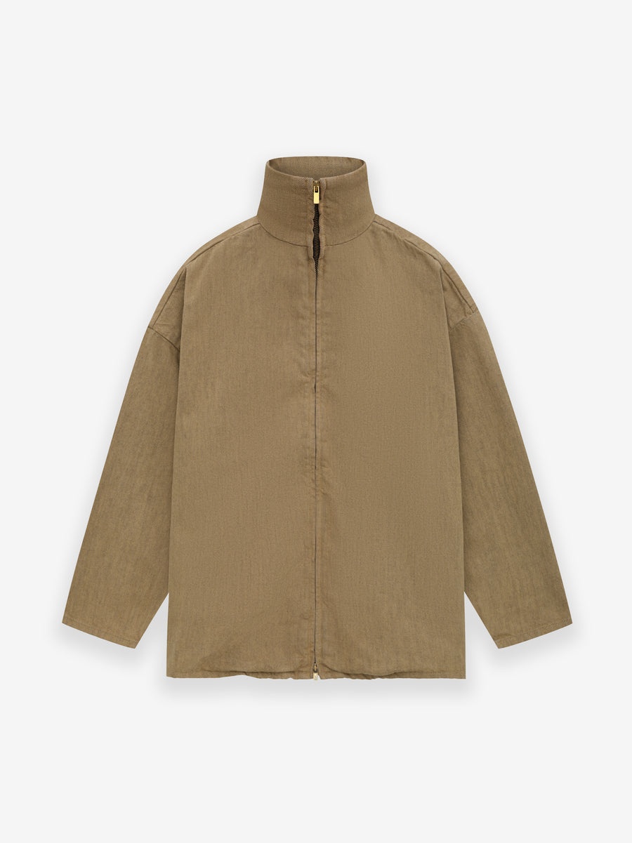 Full Zip Denim Shirt - 1