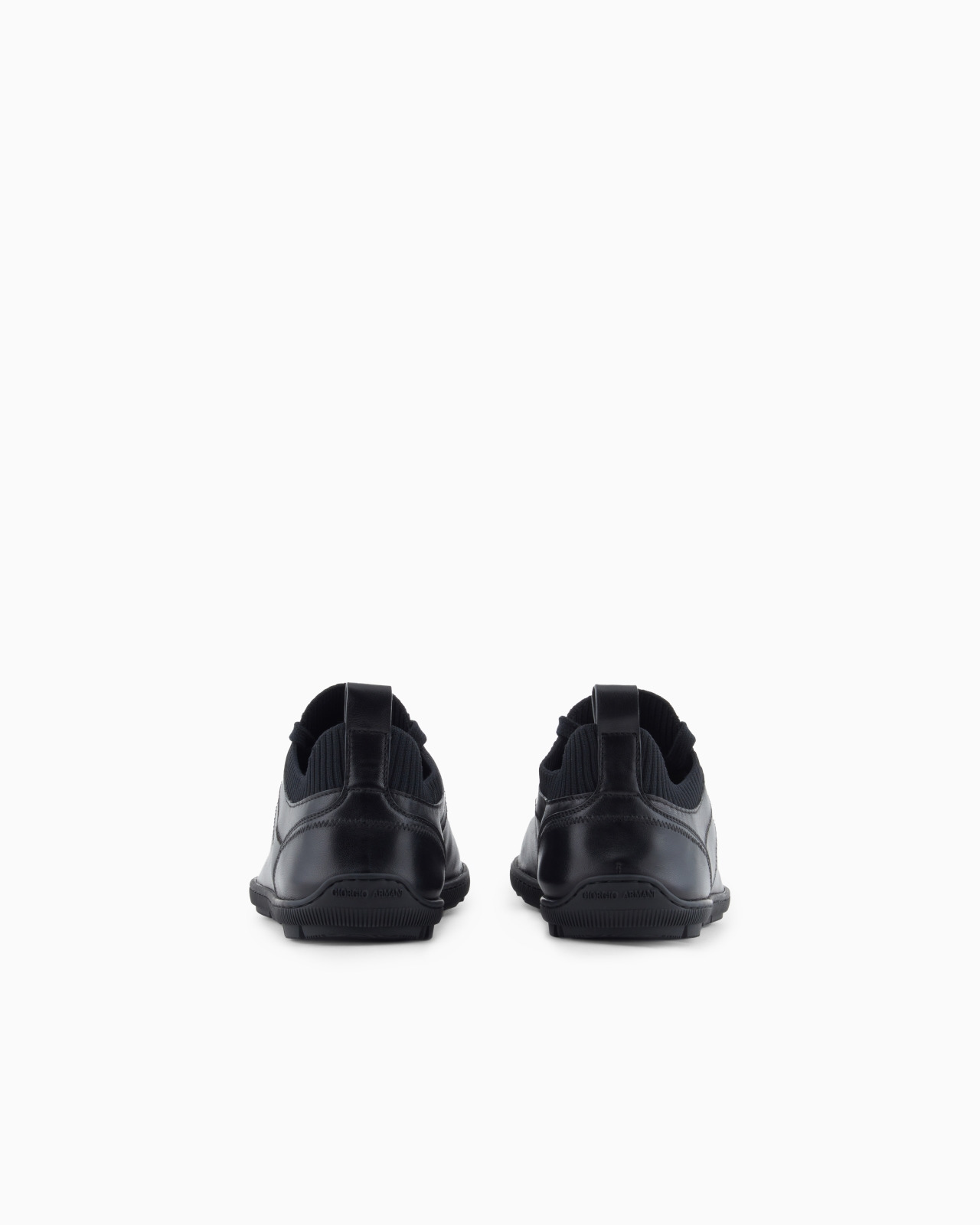 LAMBSKIN AND KNIT SNEAKERS - 4