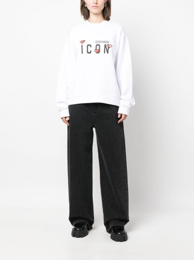 DSQUARED2 Icon-print cotton sweatshirt outlook