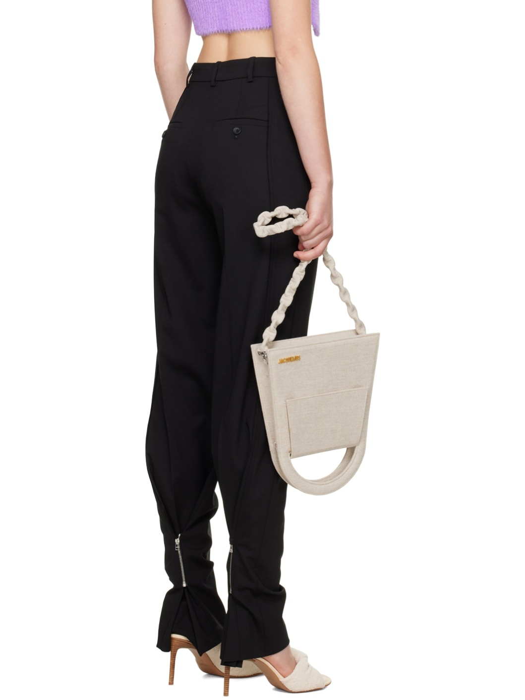 Black Le Papier 'Le Pantalon Astouin' Trousers - 3