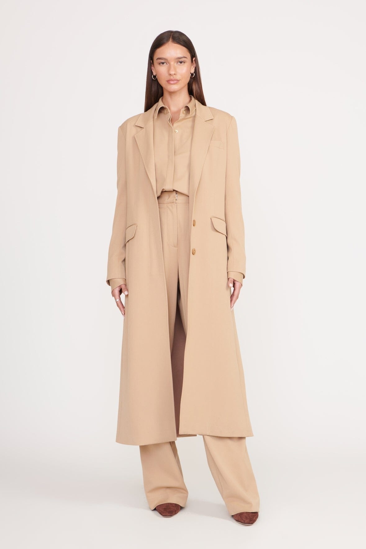 STAUD RALPH COAT CAMEL - 4