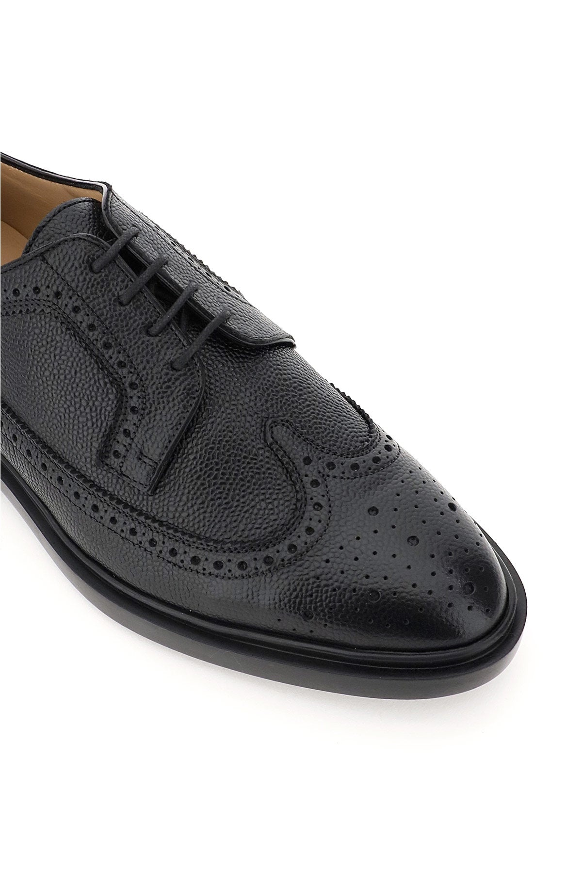Longwing Brogue Lace Up Shoes - 4