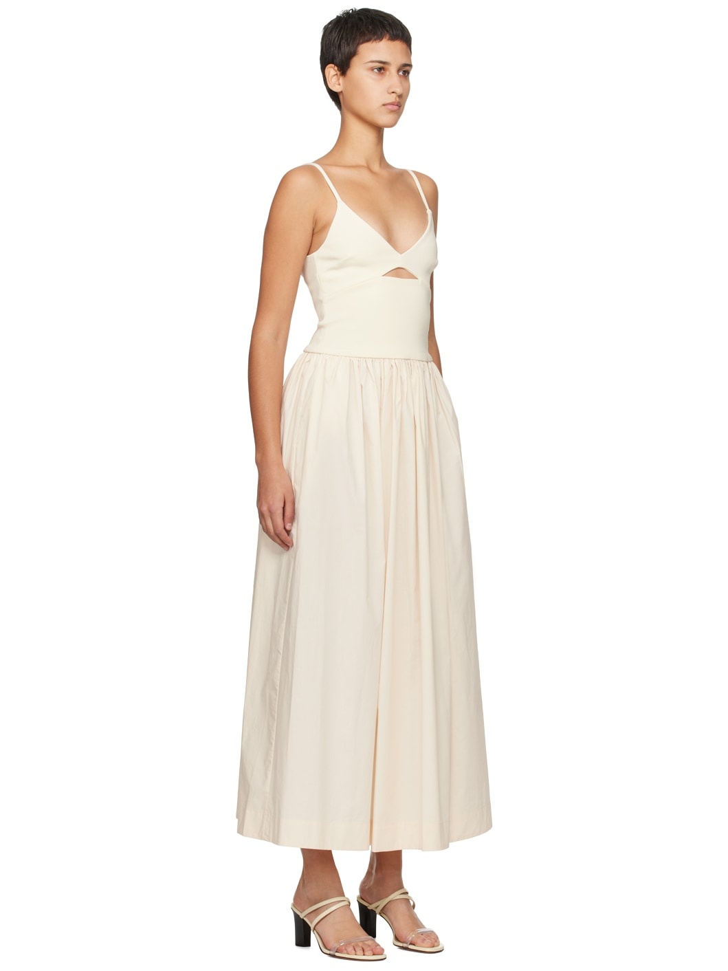 Off-White Tri Knit Maxi Dress - 2