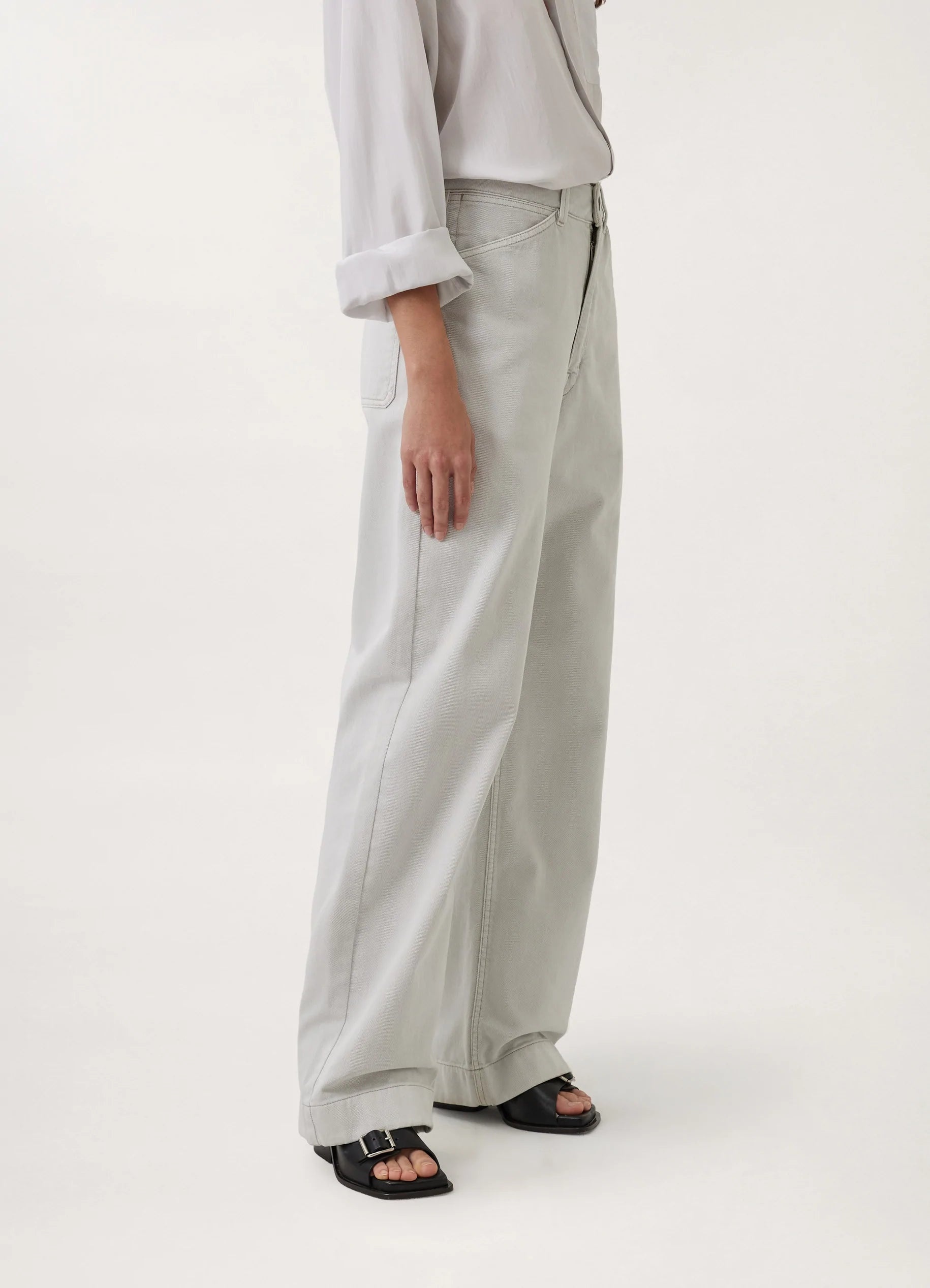 CHINO DENIM PANTS
SNOWY DENIM - 4
