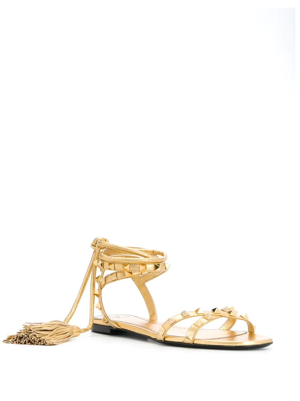 Rockstud tasseled sandals - 2