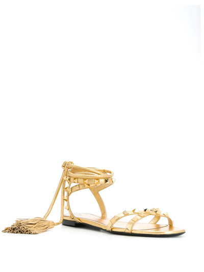 Valentino Rockstud tasseled sandals outlook