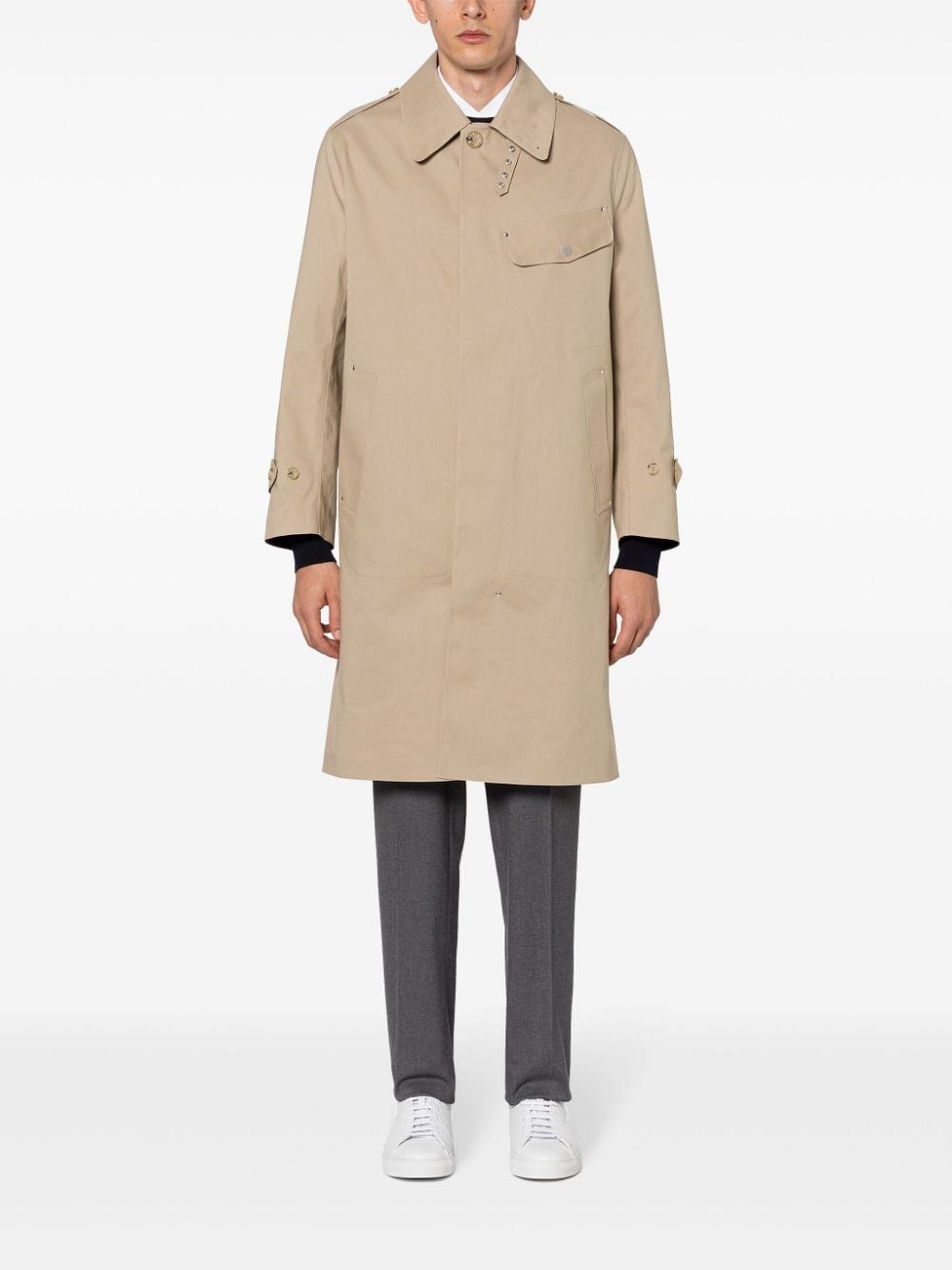 Gilston single-breasted coat - 2