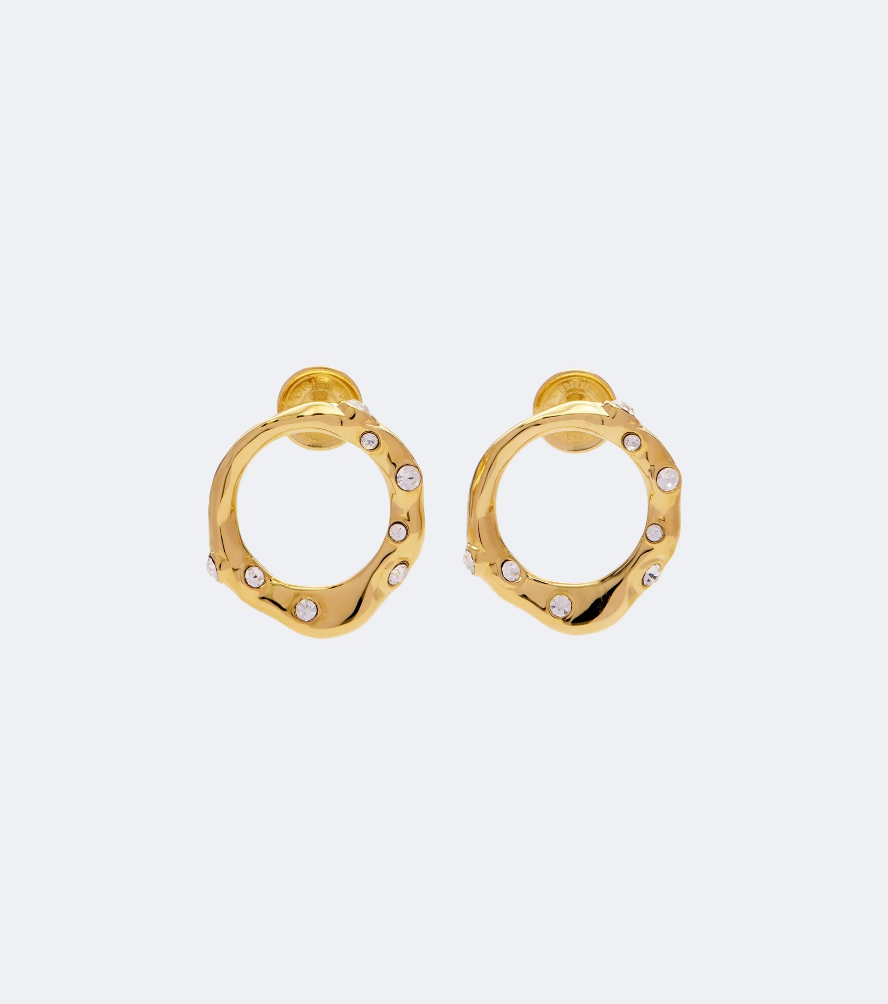 Embellished stud earrings - 1
