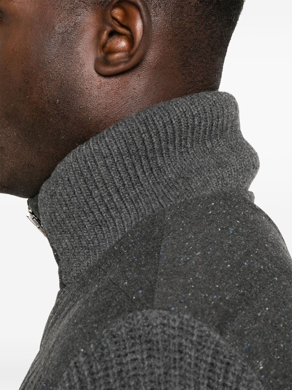 panelled padded jacket - 5