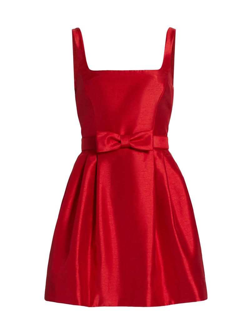 Women's Winx Taffeta Bow-Detailed Minidress - Crimson 1