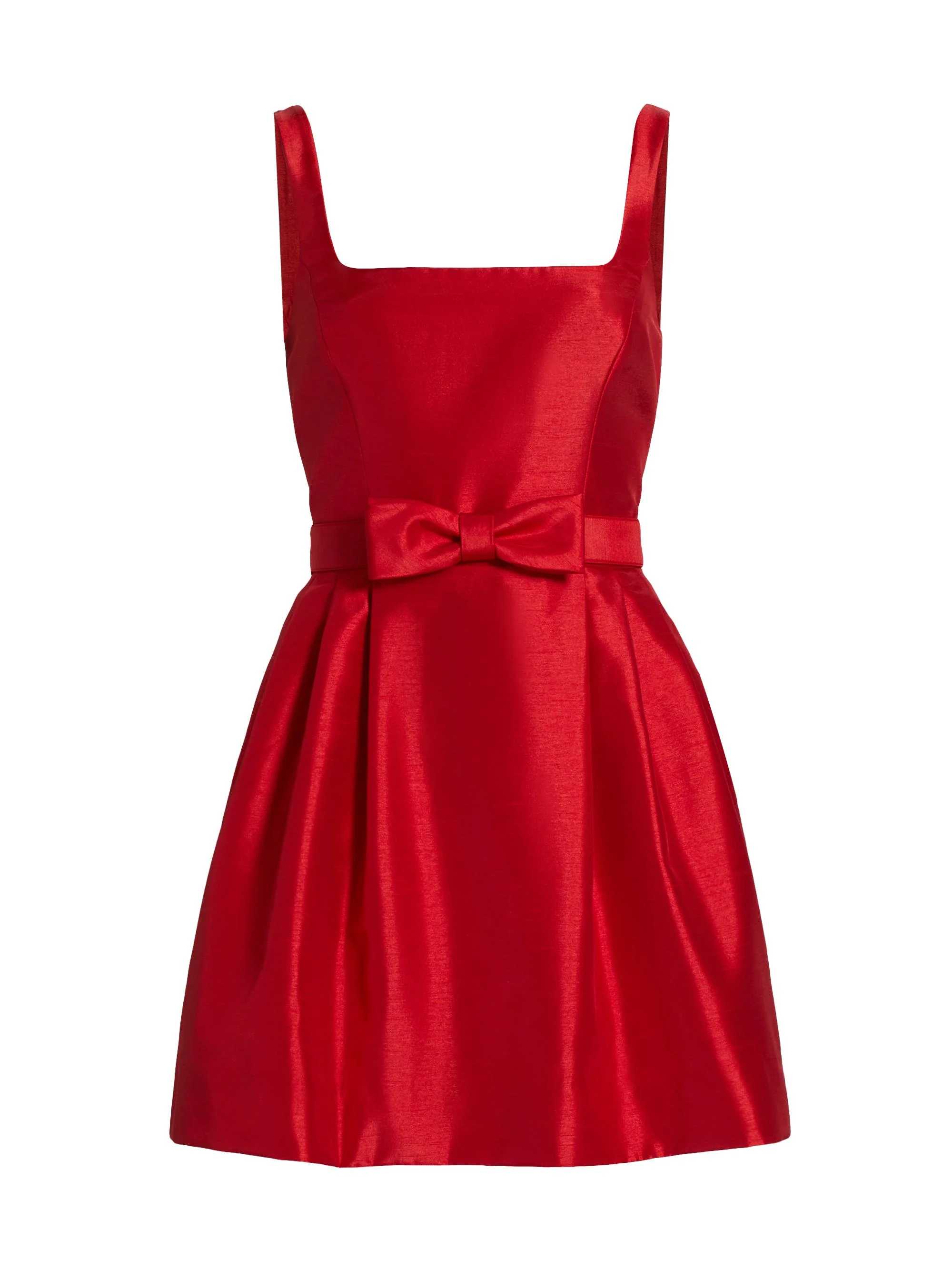 Women's Winx Taffeta Bow-Detailed Minidress - Crimson - 1