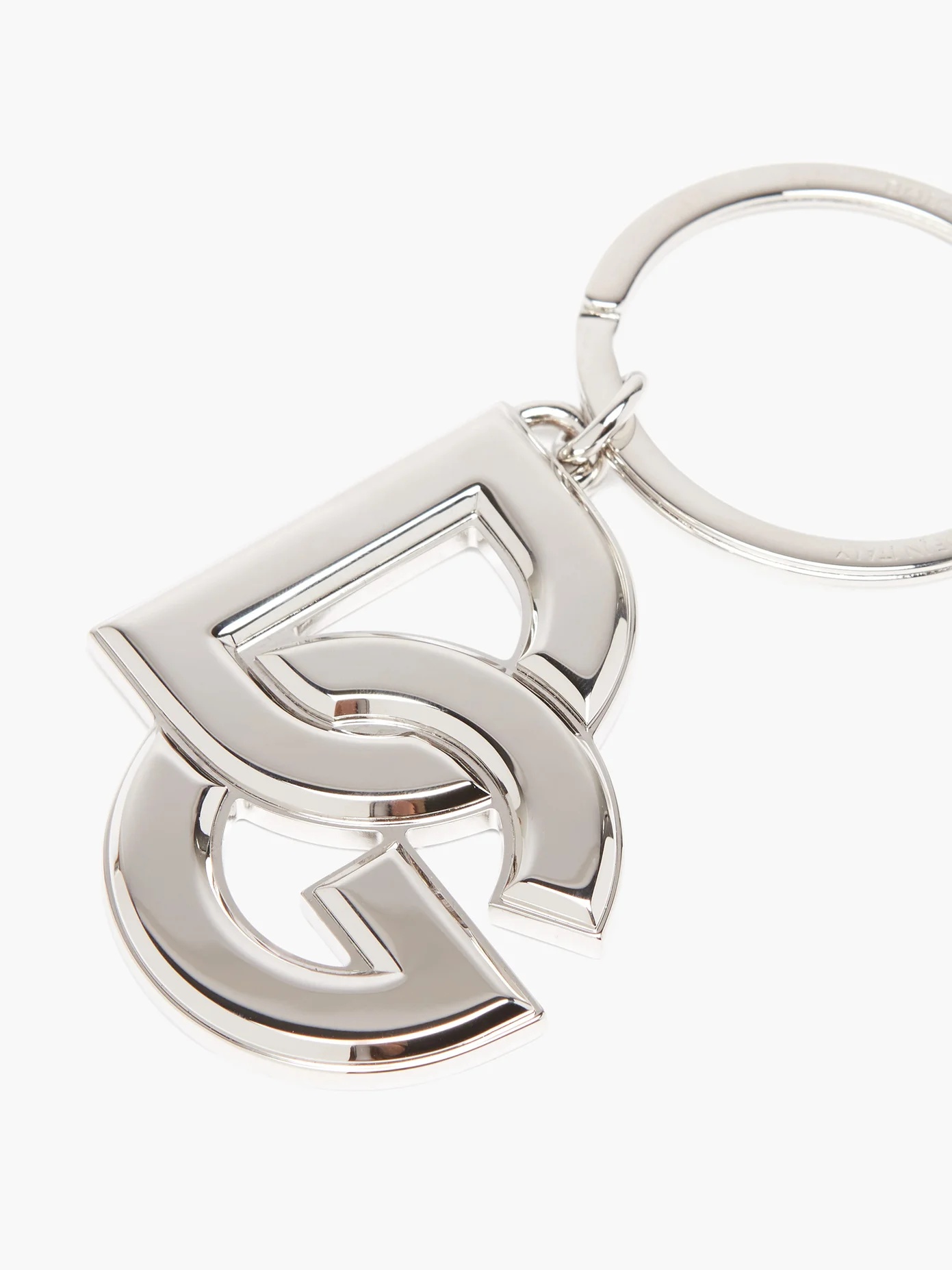 Monogram metal key ring - 2