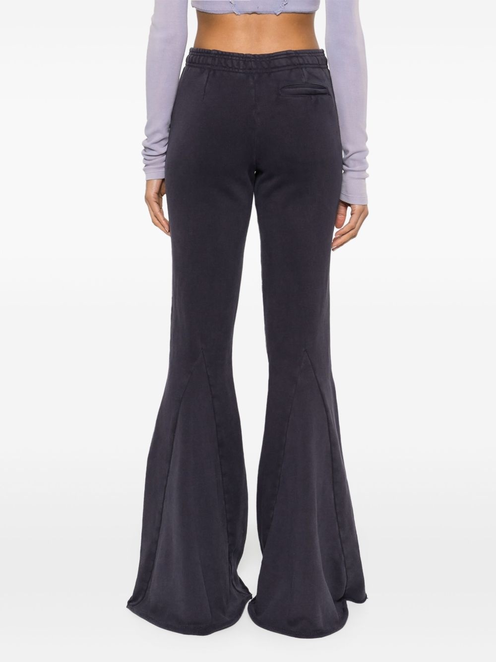 flared track pants - 4