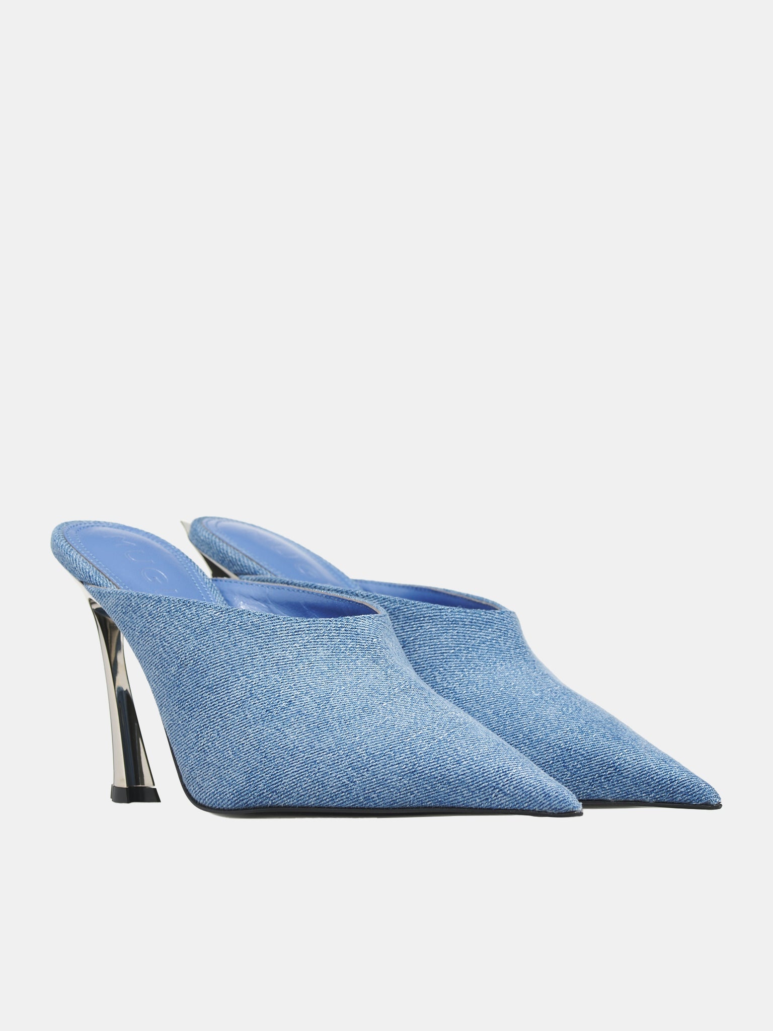 Denim Fang 95 Mules - 2