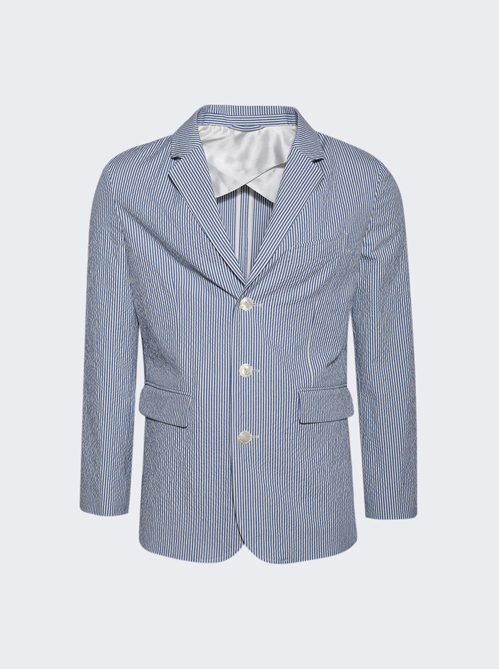 Club Stripe Sb Suit Jacket Blue And White - 2