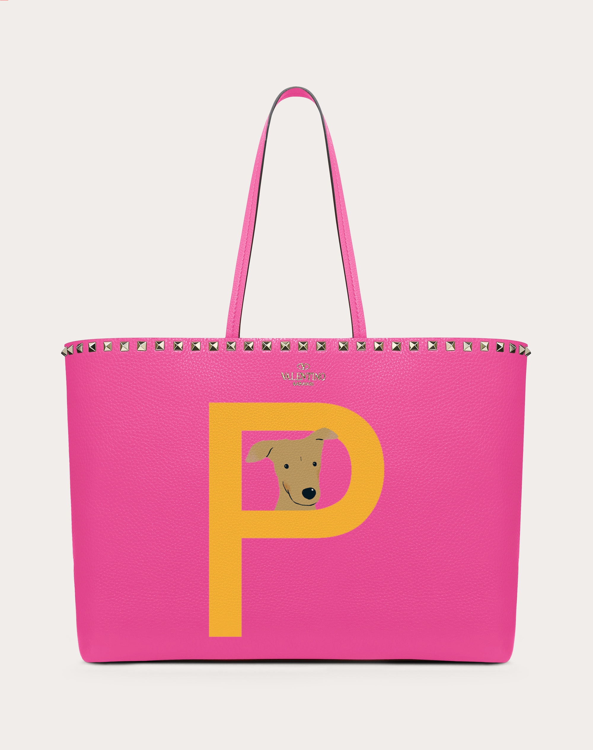 VALENTINO GARAVANI ROCKSTUD PET CUSTOMIZABLE TOTE BAG - 1