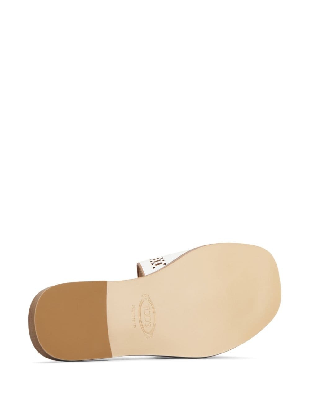 Tod's laser-cut leather sandals | farfetch | REVERSIBLE