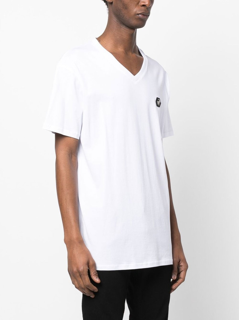 Gothic Plein V-neck T-shirt 4