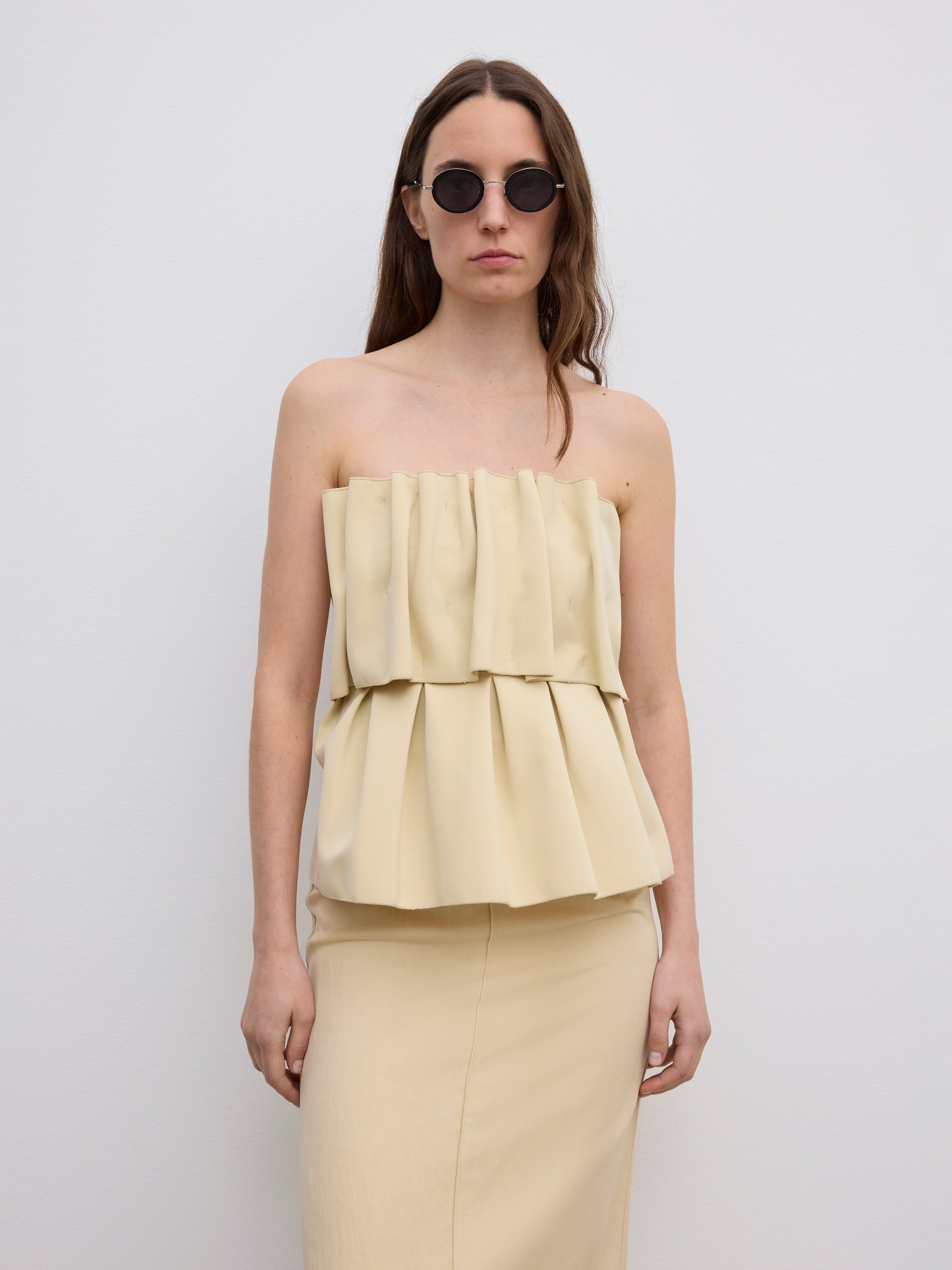Sculpted tube top - 2