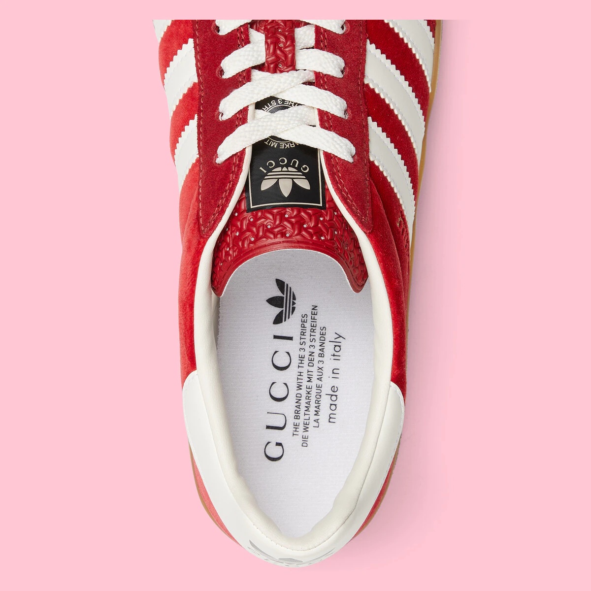 adidas x Gucci men's Gazelle sneaker - 4