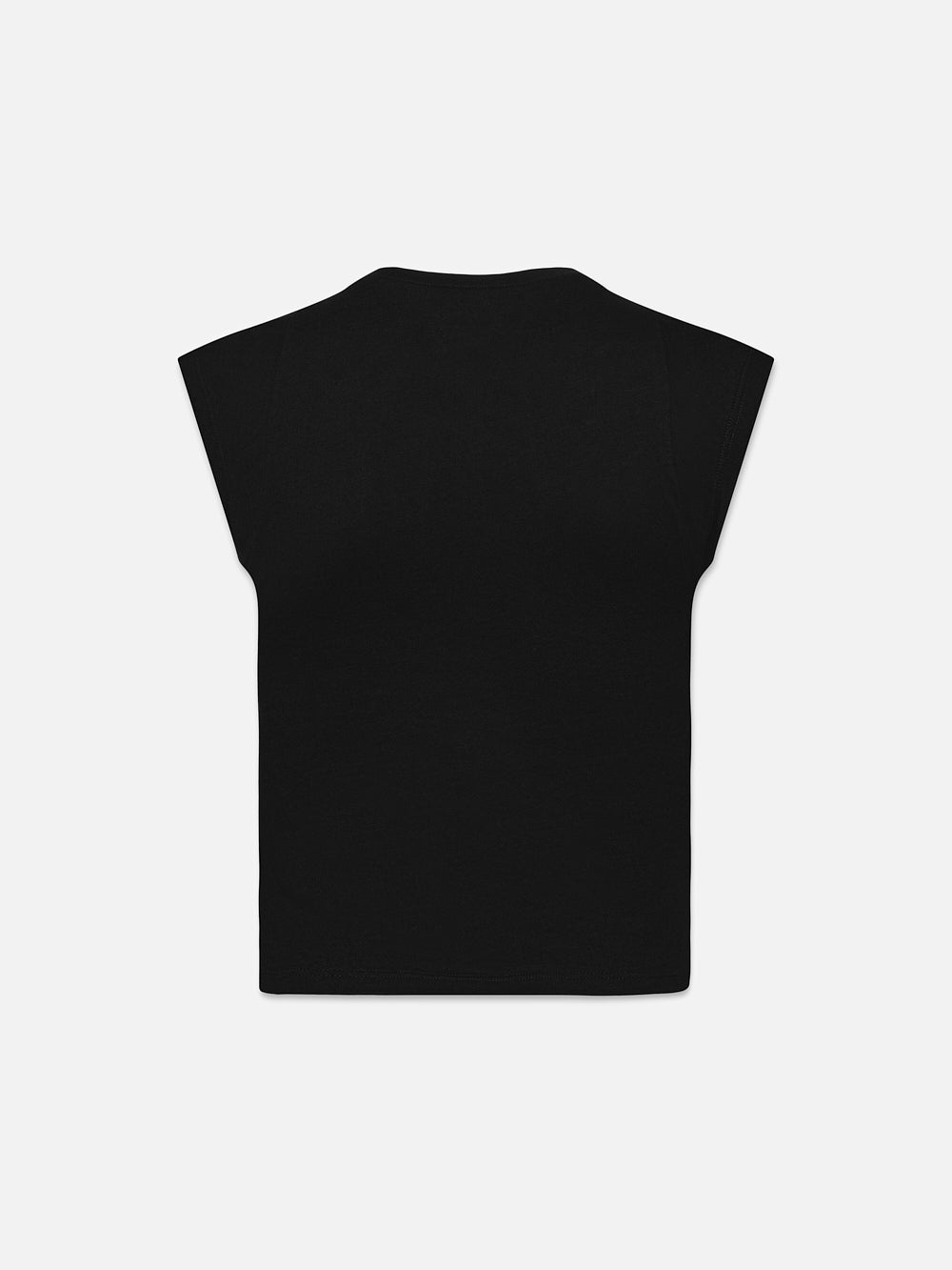 Le High Rise Muscle Tee in Noir - 3