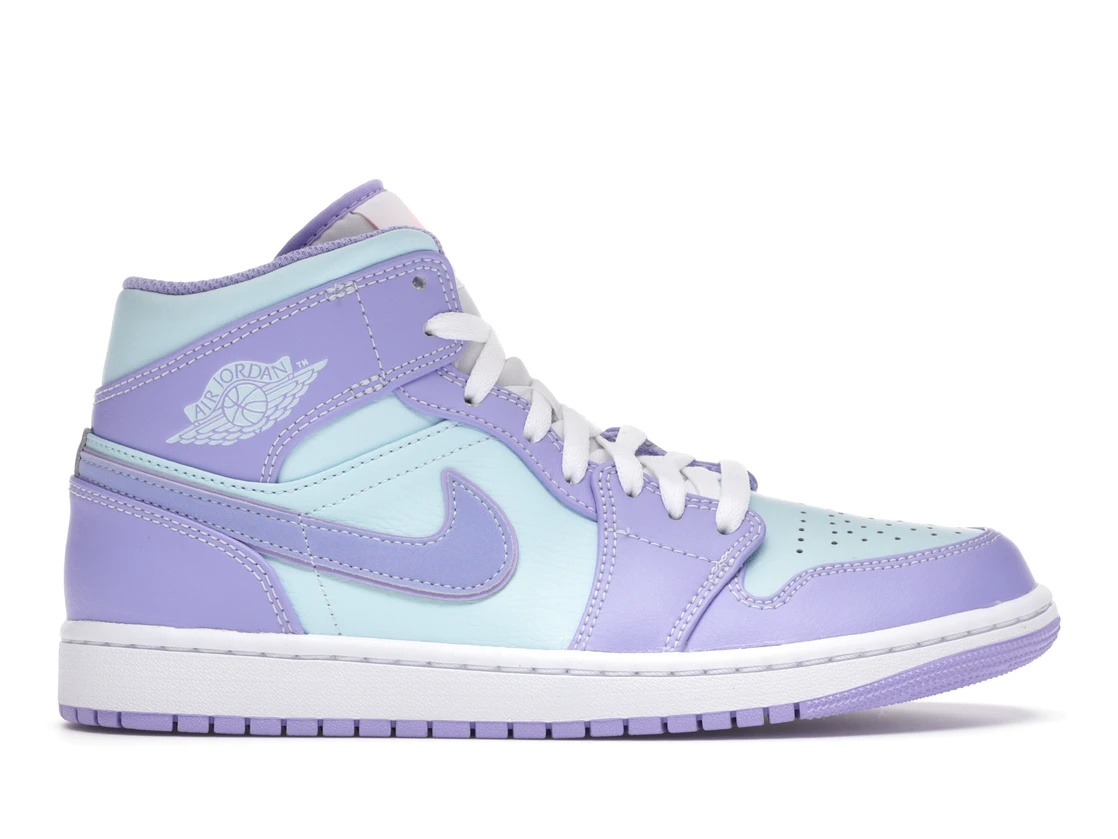 Jordan 1 Mid Purple Aqua - 1